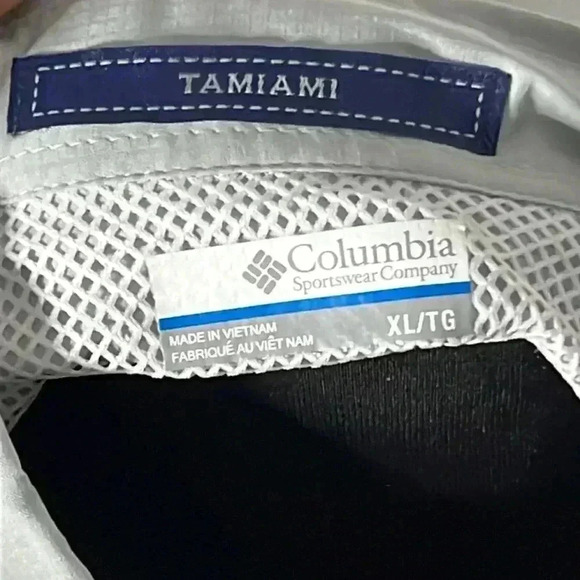 Columbia Long Sleeve Button Front UPF 40 Fishing Top Size XL - Picture 6 of 7